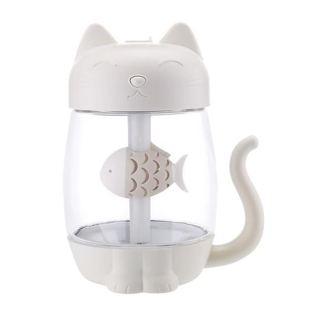 3 in 1 schattige kat led aromalamp ventilator en diffuser