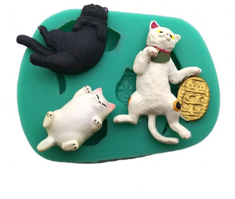 3d cakevorm in kattenstijl