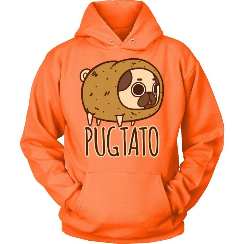 aardappel pug hoodie