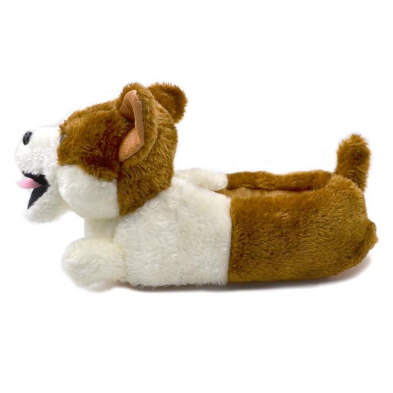 corgi pluche pantoffels