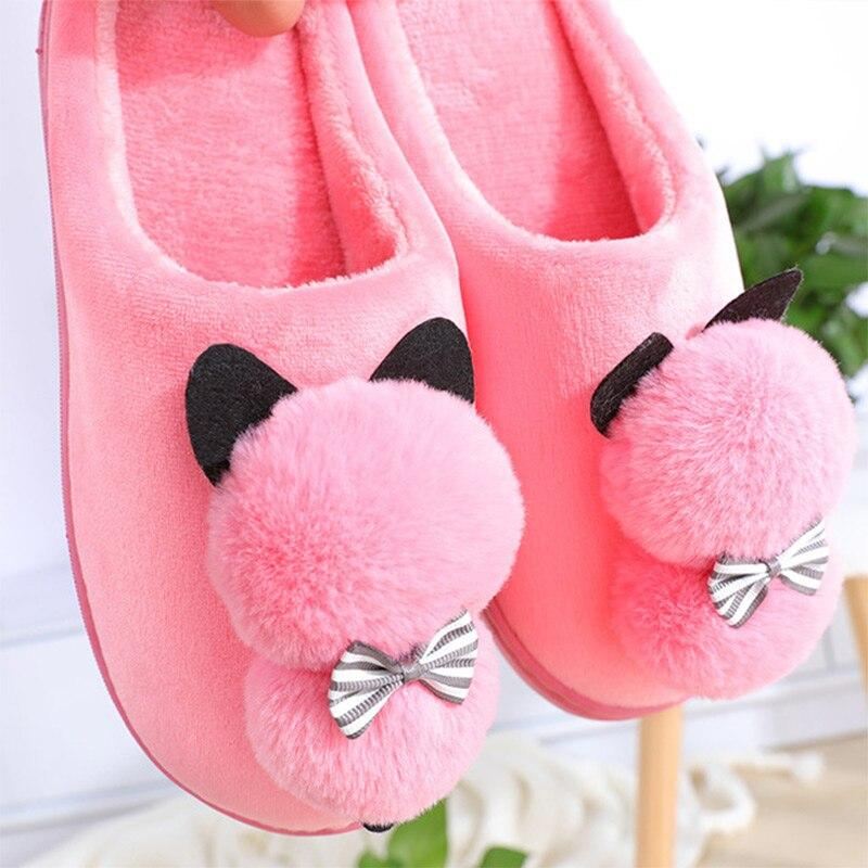 kat warme pluche pantoffel