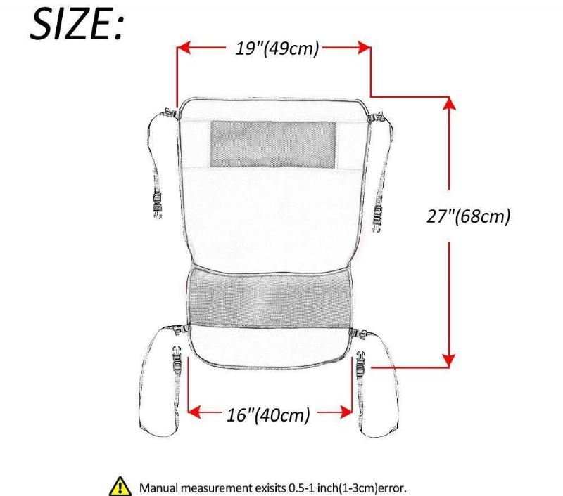 pet mesh hek voor achterbank voor auto suv truck