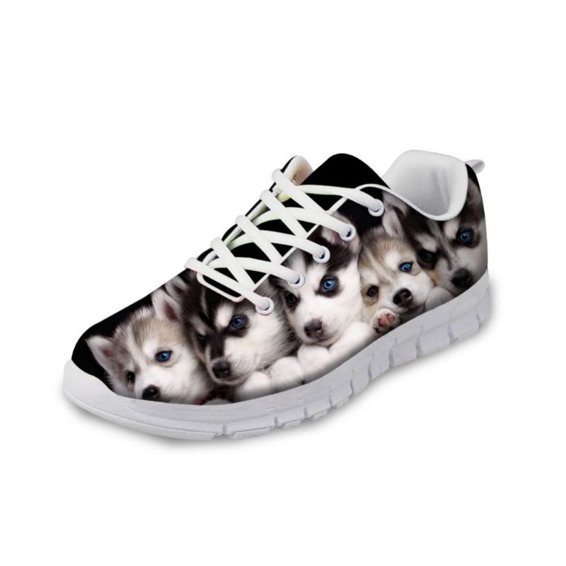 schattige hond patroon print rubberen schoenen