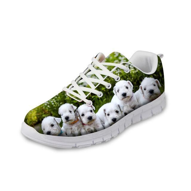 schattige hond patroon print rubberen schoenen