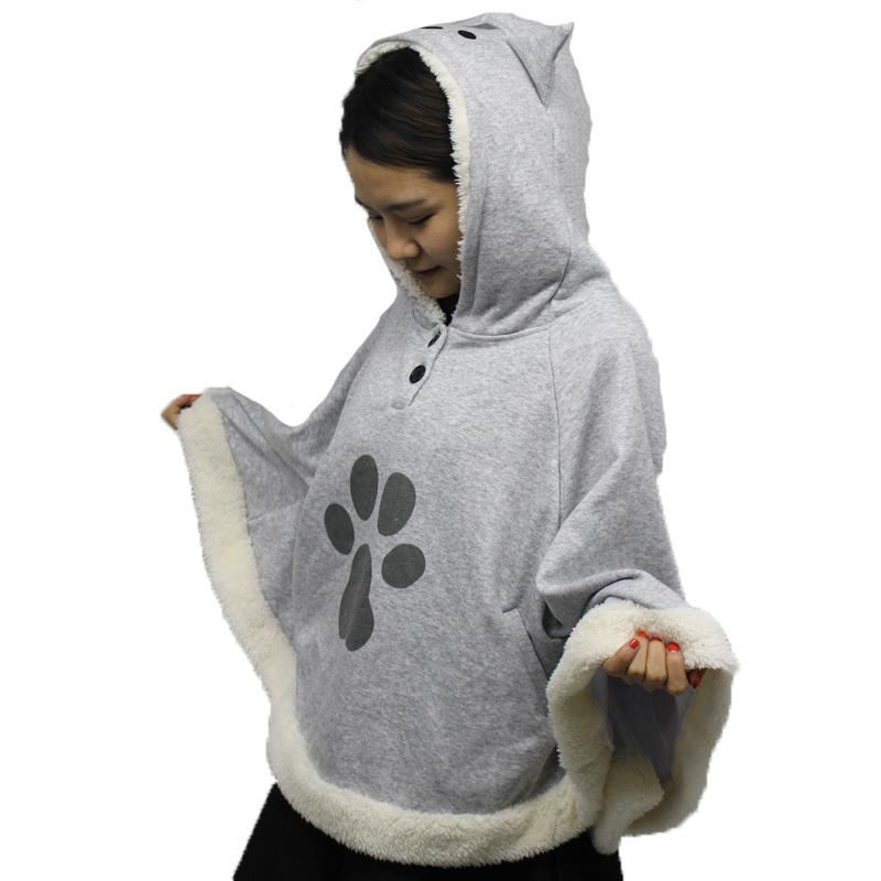 schattige kattenmantel hoodies